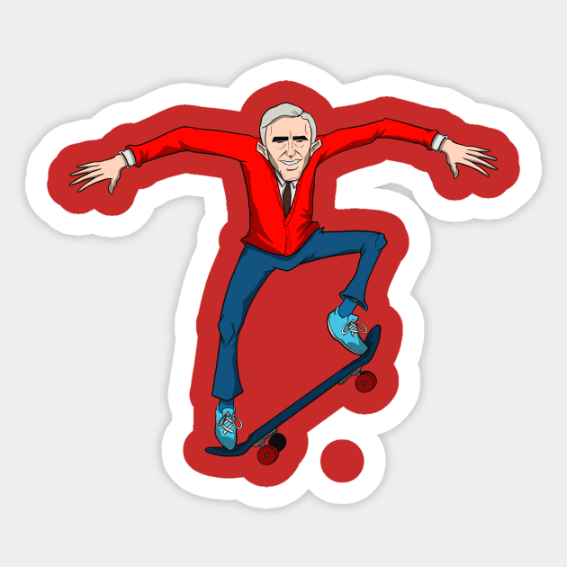 Shred Rogers Sticker by ArtOfJHammond